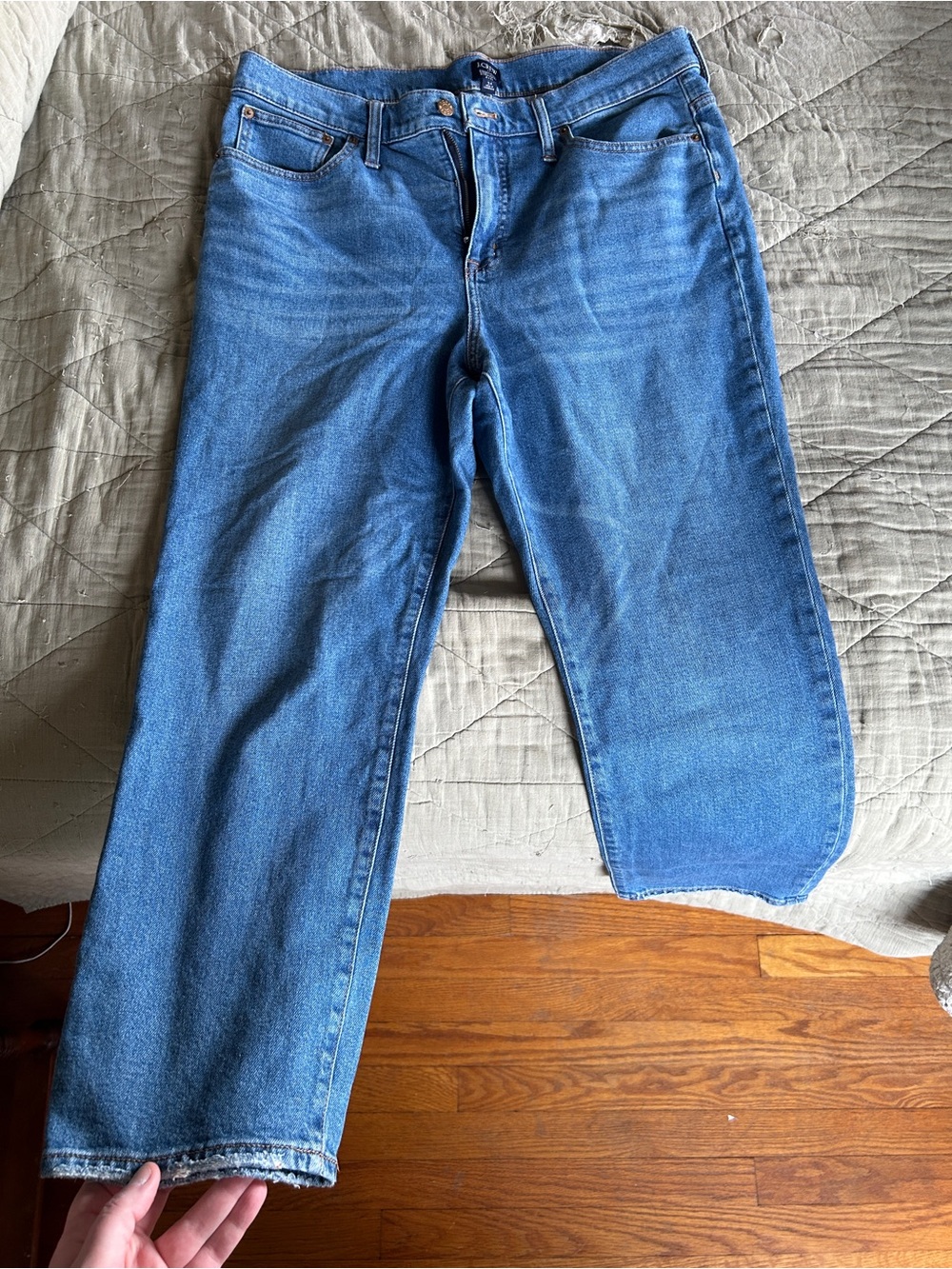 JCrew Essential Straight-Leg Jeans Size 34